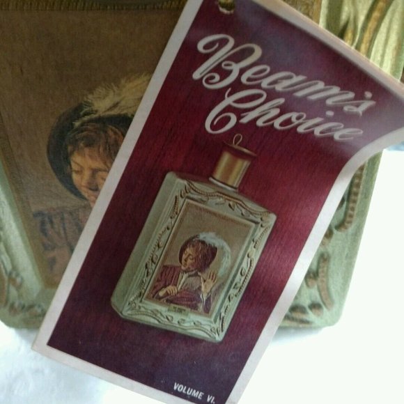 Vintage Beams's Choice Decanter Bottle Green/Gold 1971 - Picture 9 of 13